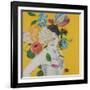 Lady Florals III-Sandra Iafrate-Framed Art Print