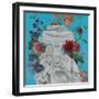 Lady Florals V-Sandra Iafrate-Framed Art Print