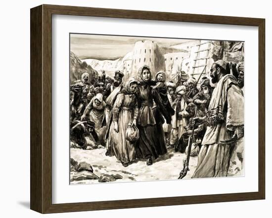 Lady Florentia Sale: the Petticoat Grenadier-C.l. Doughty-Framed Giclee Print