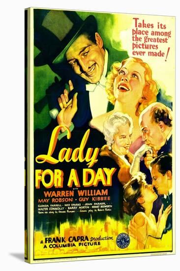 Lady for a Day, Warren William, May Robson, Guy Kibbee, 1933-null-Stretched Canvas