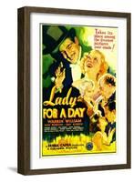 Lady for a Day, Warren William, May Robson, Guy Kibbee, 1933-null-Framed Art Print