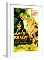 Lady for a Day, Warren William, May Robson, Guy Kibbee, 1933-null-Framed Art Print