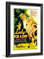 Lady for a Day, Warren William, May Robson, Guy Kibbee, 1933-null-Framed Art Print