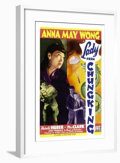 Lady from Chungking, Anna May Wong, 1942-null-Framed Art Print