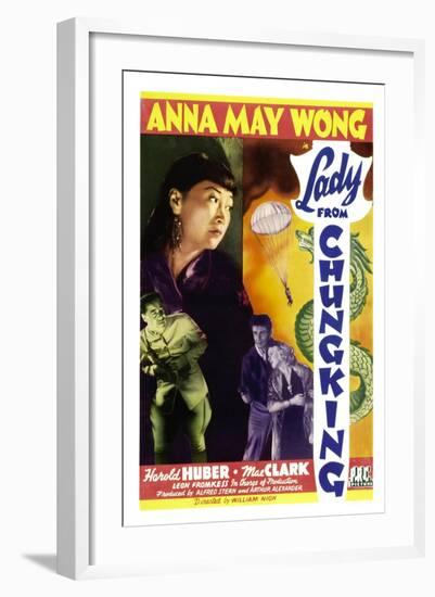 Lady from Chungking, Anna May Wong, 1942-null-Framed Art Print