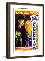 Lady from Chungking, Anna May Wong, 1942-null-Framed Art Print