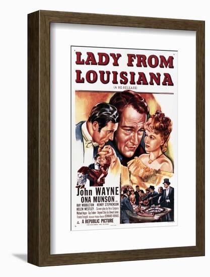 Lady from Louisiana-null-Framed Photo