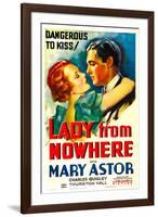 Lady from Nowhere, Mary Astor, Charles Quigley, 1933-null-Framed Art Print