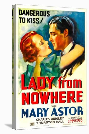 Lady from Nowhere, Mary Astor, Charles Quigley, 1933-null-Stretched Canvas