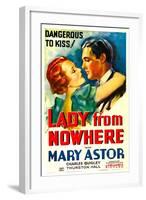 Lady from Nowhere, Mary Astor, Charles Quigley, 1933-null-Framed Art Print