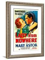 Lady from Nowhere, Mary Astor, Charles Quigley, 1933-null-Framed Art Print