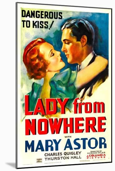 Lady from Nowhere, Mary Astor, Charles Quigley, 1933-null-Mounted Art Print