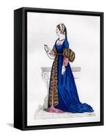 Lady from the Court of Francis I of France, 16th Century (1882-188)-null-Framed Stretched Canvas