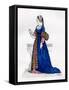 Lady from the Court of Francis I of France, 16th Century (1882-188)-null-Framed Stretched Canvas