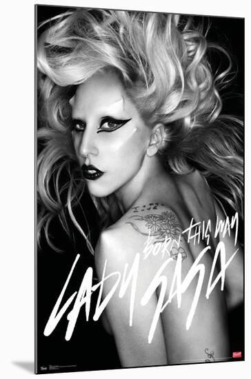 Lady Gaga - Born This Way-Trends International-Mounted Poster