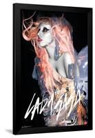 Lady Gaga - Orange Hair-Trends International-Framed Poster