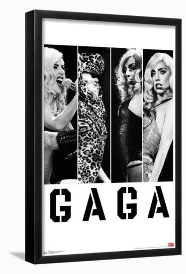 Lady Gaga - Photo Bars-Trends International-Framed Poster