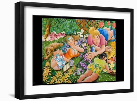 Lady Gardener, 2010-Tony Todd-Framed Giclee Print