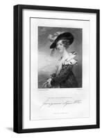 Lady Georgina Agar-Ellis, 19th Century-H Robinson-Framed Giclee Print