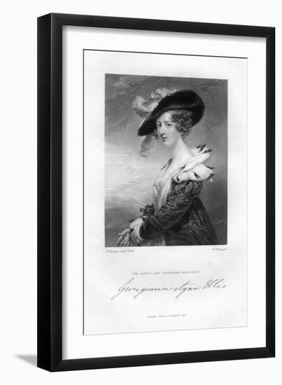 Lady Georgina Agar-Ellis, 19th Century-H Robinson-Framed Giclee Print