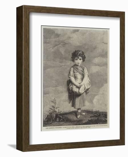 Lady Gertrude Fitzpatrick-Sir Joshua Reynolds-Framed Giclee Print