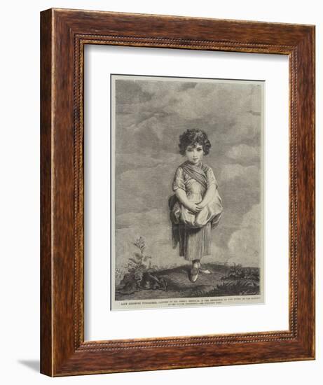 Lady Gertrude Fitzpatrick-Sir Joshua Reynolds-Framed Giclee Print