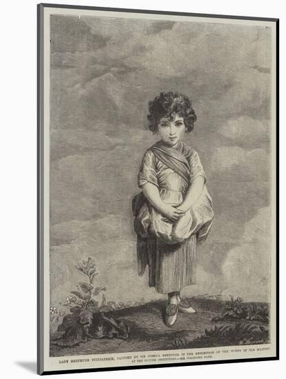 Lady Gertrude Fitzpatrick-Sir Joshua Reynolds-Mounted Giclee Print