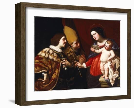 Lady Gives Sceptre of Command to Duke of Guise-Francesco De Rosa-Framed Giclee Print