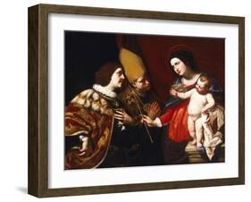 Lady Gives Sceptre of Command to Duke of Guise-Francesco De Rosa-Framed Giclee Print