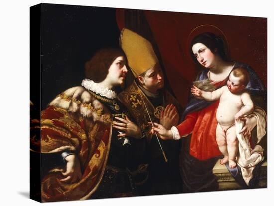 Lady Gives Sceptre of Command to Duke of Guise-Francesco De Rosa-Stretched Canvas