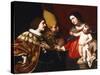 Lady Gives Sceptre of Command to Duke of Guise-Francesco De Rosa-Stretched Canvas