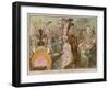 Lady Godina's Rout, Or, Peeping-Tom Spying Out Pope-Joan-James Gillray-Framed Giclee Print