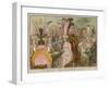 Lady Godina's Rout, Or, Peeping-Tom Spying Out Pope-Joan-James Gillray-Framed Giclee Print