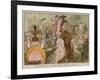 Lady Godina's Rout, Or, Peeping-Tom Spying Out Pope-Joan-James Gillray-Framed Giclee Print