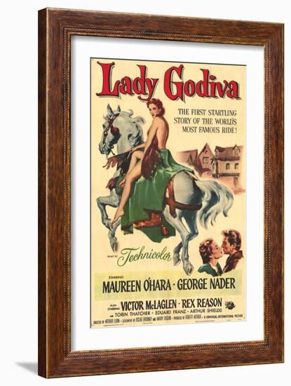 Lady Godiva, 1955-null-Framed Art Print