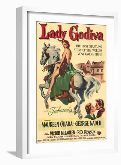 Lady Godiva, 1955-null-Framed Art Print