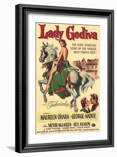 Lady Godiva, 1955-null-Framed Art Print