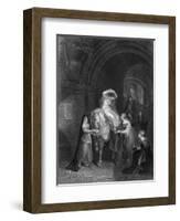 Lady Godiva Rides Through Coventry-JB Allen-Framed Giclee Print