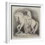 Lady Godiva (Sculpture), by J Thomas, in the Exhibition of the Royal Academy-null-Framed Giclee Print