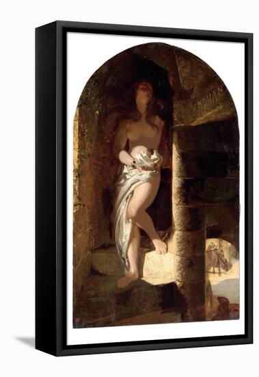 Lady Godiva-Edward Henry Corbould-Framed Stretched Canvas