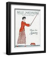 Lady Golfer 1914-Bernard Boutet De Monvel-Framed Photographic Print