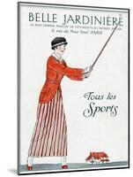 Lady Golfer 1914-Bernard Boutet De Monvel-Mounted Photographic Print