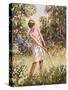 Lady Golfer in the Rough-Paul Gribble-Stretched Canvas