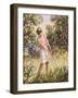 Lady Golfer in the Rough-Paul Gribble-Framed Giclee Print