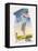 Lady Golfer Takes a Swing-null-Framed Stretched Canvas