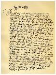 Letter from Lady Jane Grey to William Parr, 10th July 1553-Jane, Lady Grey-Giclee Print