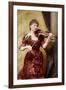 Lady Hallé playing the violin-Alexander Bassano-Framed Giclee Print