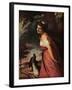 'Lady Hamilton as a Bacchante', 1785-George Romney-Framed Giclee Print