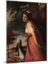'Lady Hamilton as a Bacchante', 1785-George Romney-Mounted Giclee Print