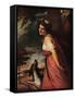 'Lady Hamilton as a Bacchante', 1785-George Romney-Framed Stretched Canvas